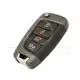Hyundai accent 2018 2022 flip remote key shell 4 buttons side