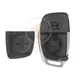 Hyundai 2012 2019 coque de télécommande rabattable 3 boutons coffre SUV HYN14 boutons de lame 3
