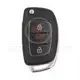 Hyundai Flip Key Remote Shell 2 Buttons HYN14R Blade Aftermarket Brand Status Aftermarket