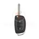 Hyundai Flip Key Remote Shell 2 Buttons HYN14R Blade Aftermarket Brand Panic Button No
