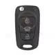 Hyundai flip key remote shell 3buttons with sedan trunk right laser blade aftermarket 34865 2