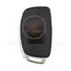 Hyundai Flip Key Remote Shell 4 Button Sedan Trunk HYN14 Blade Buttons 4