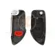 Modified kia hyunda flip key shell 3 buttons am panic inside