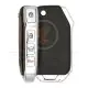 Kia forte 2021 2022 flip remote key shell 4 buttons sedan