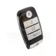 Kia optima2015 smart proximity remote key shell 4 buttons 3d 2