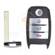 Kia smart proximity remote key shell 4 buttons aftermarket blade