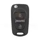 Kia picanto flip key remote shell 2 buttons with right groove normal blade aftermarket 34859 2