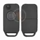 Mercedes Flip Key Remote Shell HU64 Blade AFTERMARKET BRAND Buttons 2