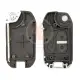 Mitsubishi pajero modified flip remote key shell 3 buttons inside