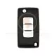 Modified mitsubishi 2015 2021 flip remote shell 2 button front