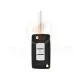 Modified mitsubishi 2015 2021 flip remote shell 3 buttons key