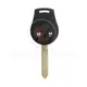 Nissan Head Key Remote Shell 2 botones Botones de marca del mercado de accesorios 2