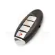 Nissan 4 button proximity smart key fob shell blade 3d