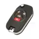 Nissan sunny modified flip key shell 4 buttons aftermarket 3d