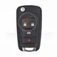 Opel 2012 2015 Flip Key Remote Shell 4 Buttons Aftermarket Brand Remote Shell