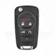 Opel 2012 2015 Flip Key Remote Shell 5 Buttons Aftermarket Brand