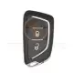 Modified peugeot 2 button flip key upgrade shell black front