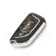 Modified peugeot 3 button flip key upgrade shell light 3d