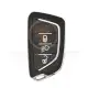 Modified peugeot 3 button flip key upgrade shell light front