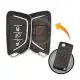 Modified peugeot 3 button flip key upgrade shell light