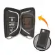 Modified peugeot 3 button flip key upgrade shell trunk