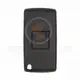 Coque de télécommande de clé à rabat Peugeot, 3 boutons, marque de rechange, Type de coque de télécommande
