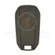 Peugeot 3 button flip key remote shell with hu83 blade back
