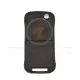 Porsche cayenne 2002 2009 3 button flip key shell panic back