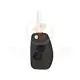 Modified renault 2014 flip remote key shell 2 button blade