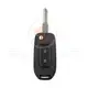 Renault Flip Key Remote Shell 2 Buttons With White Back Cover