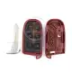 Srt smart remote key shell 5 buttons red color aftermarket details