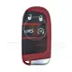 Srt smart remote key shell 5 buttons red color aftermarket front