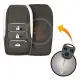 Modified toyota 2003 2009 flip key remote shell 3 buttons main