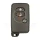 Toyota 2009 2014 smart key remote shell 3 buttons window black color front1