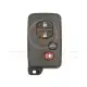 Toyota 2009 2014 smart key remote shell 4 buttons a c black color front1