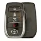 Toyota land cruiser 2016 2021 smart key remote shell 4 buttons