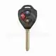 Toyota 2010 2016 Head Key Remote Shell 3 Buttons Status Aftermarket