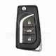 Toyota Corolla 2016 2020 Flip Key Remote Shell 3 Buttons ( Trunk ) Remote Shell