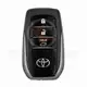 Toyota Land Cruiser 2016 2021 Smart Key Remote Shell 3 Buttons Emergency Key/blade Included