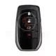 Toyota Land Cruiser 2016 2021 Coque de clé intelligente à distance 4 boutons Clé/lame d'urgence incluse