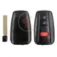 Toyota Smart Key Remote Shell 2+1 Buttons With Mirror Painted Status Aftermarket