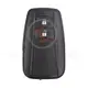 Toyota Smart Key Remote Shell 2 Buttons With Matt Painted Remote Shell