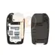Modified toyota 2003 2009 flip key remote shell 2 buttons inside