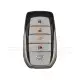 Original toyota fortuner 2016 2020 smart key shell 4 buttons front