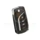 Toyota 2000 2010 flip remote key shell 4 button toy43 3d2