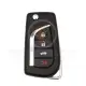 Toyota 2000 2010 flip remote key shell 4 button toy43 front