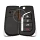 Toyota 2000 2010 flip remote key shell 4 button toy43