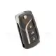 Toyota 2001 2015 flip remote key shell 3 button toy43 3d2