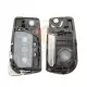 Toyota 2001 2015 flip remote key shell 3 button toy43 inside