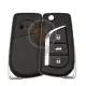 Toyota 2001 2015 flip remote key shell 3 button toy43